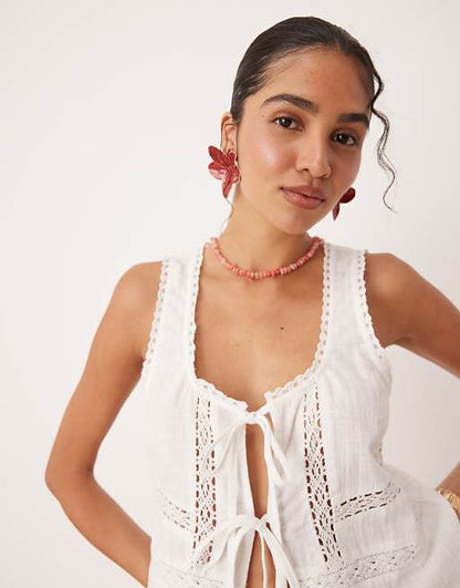 Tie Front Beach Top