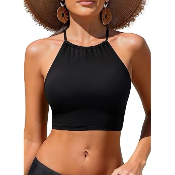 High Neck Bikini Top
