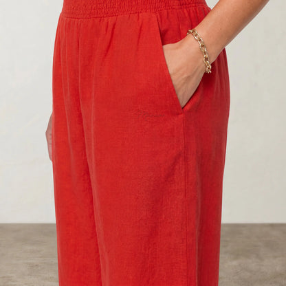 The Amara Linen Trouser