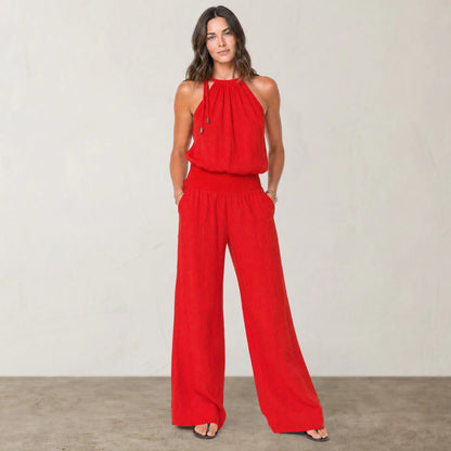 The Amara Linen Trouser