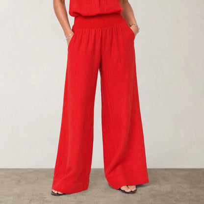 The Amara Linen Trouser