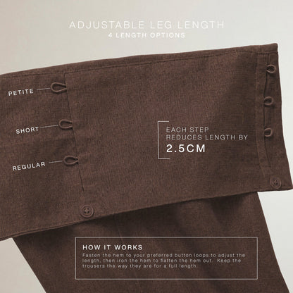 The Amara Linen Trouser