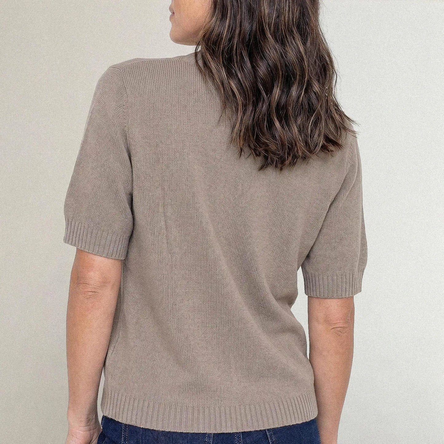 The Arla Cashmere Blend Crew Neck