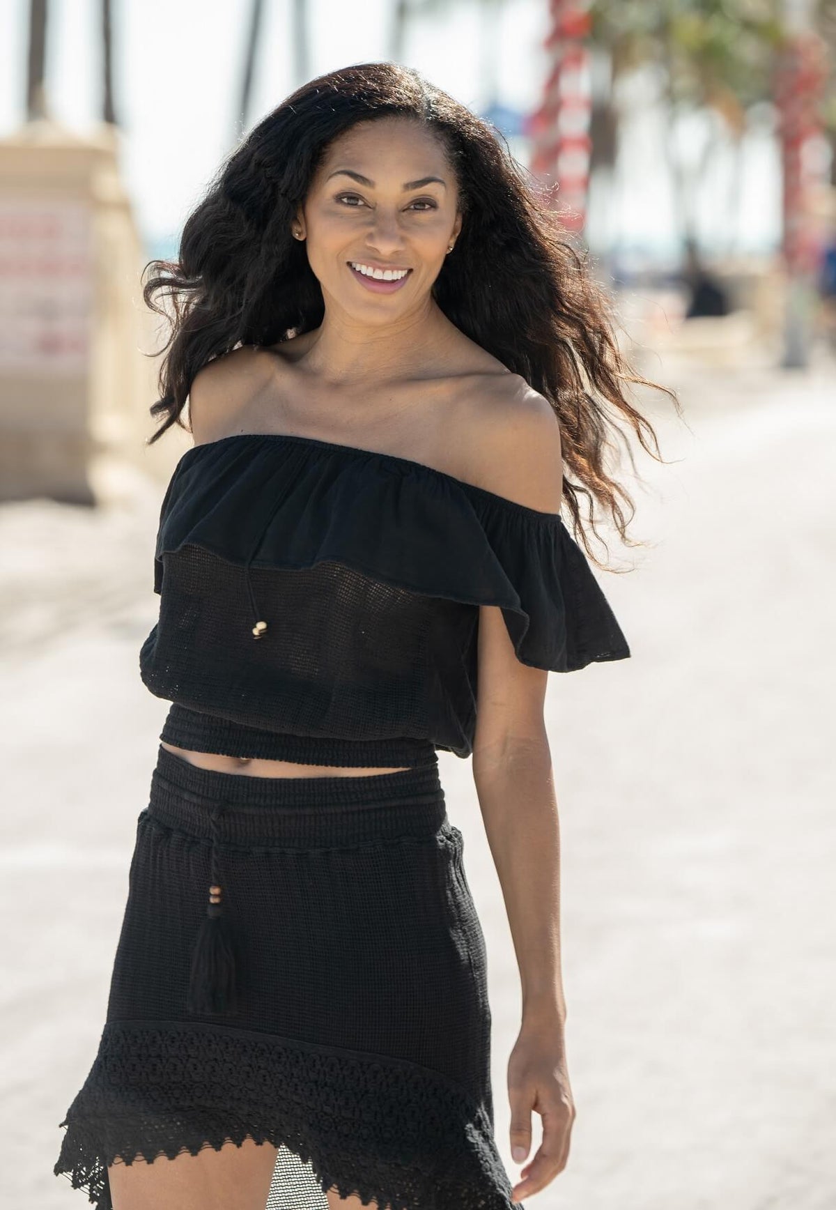 Off Shoulder Beach Top