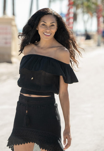 Off Shoulder Beach Top