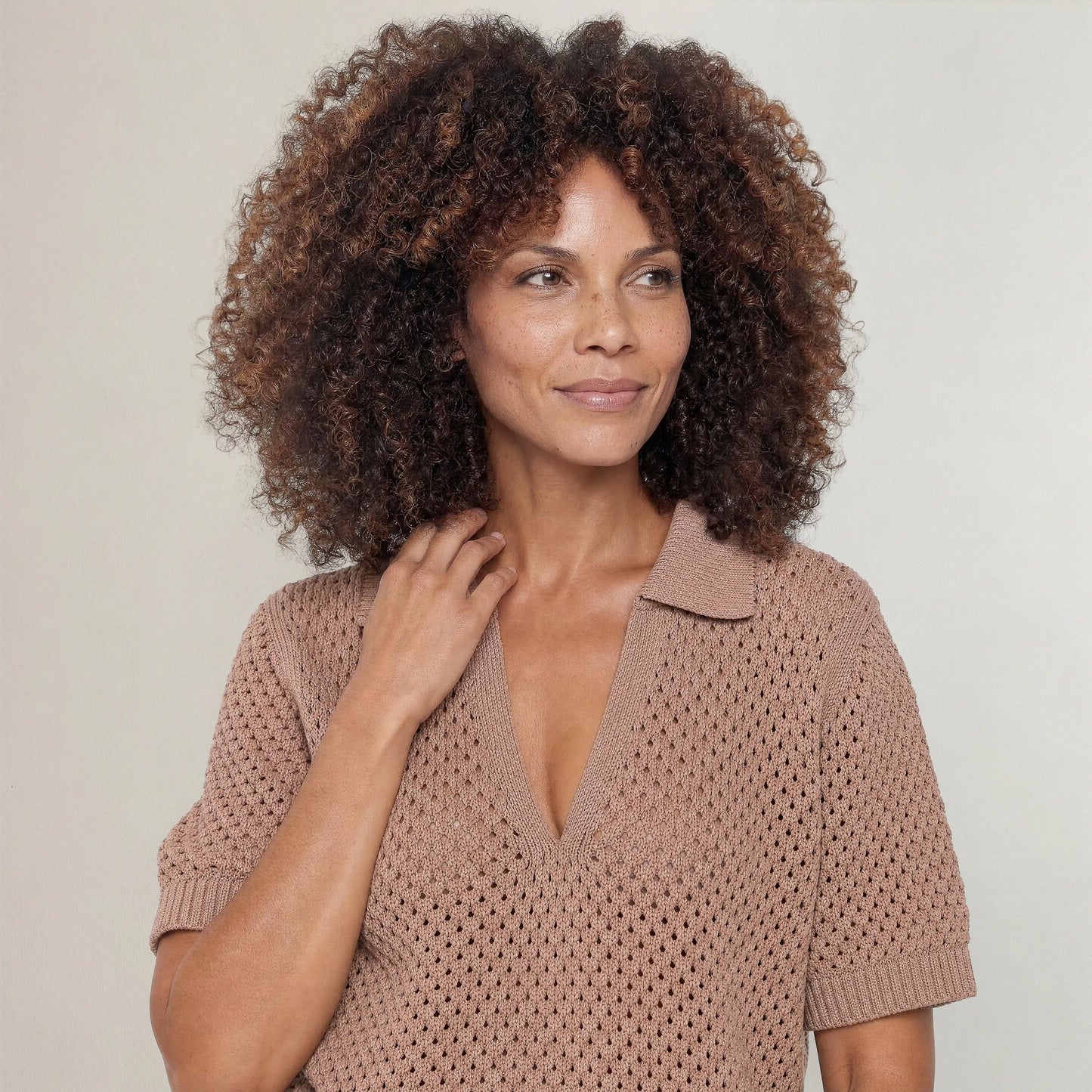 The Bria Knit Polo