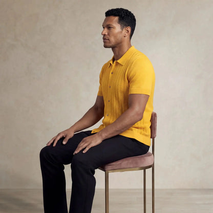 Italian Knit Cable Shirt