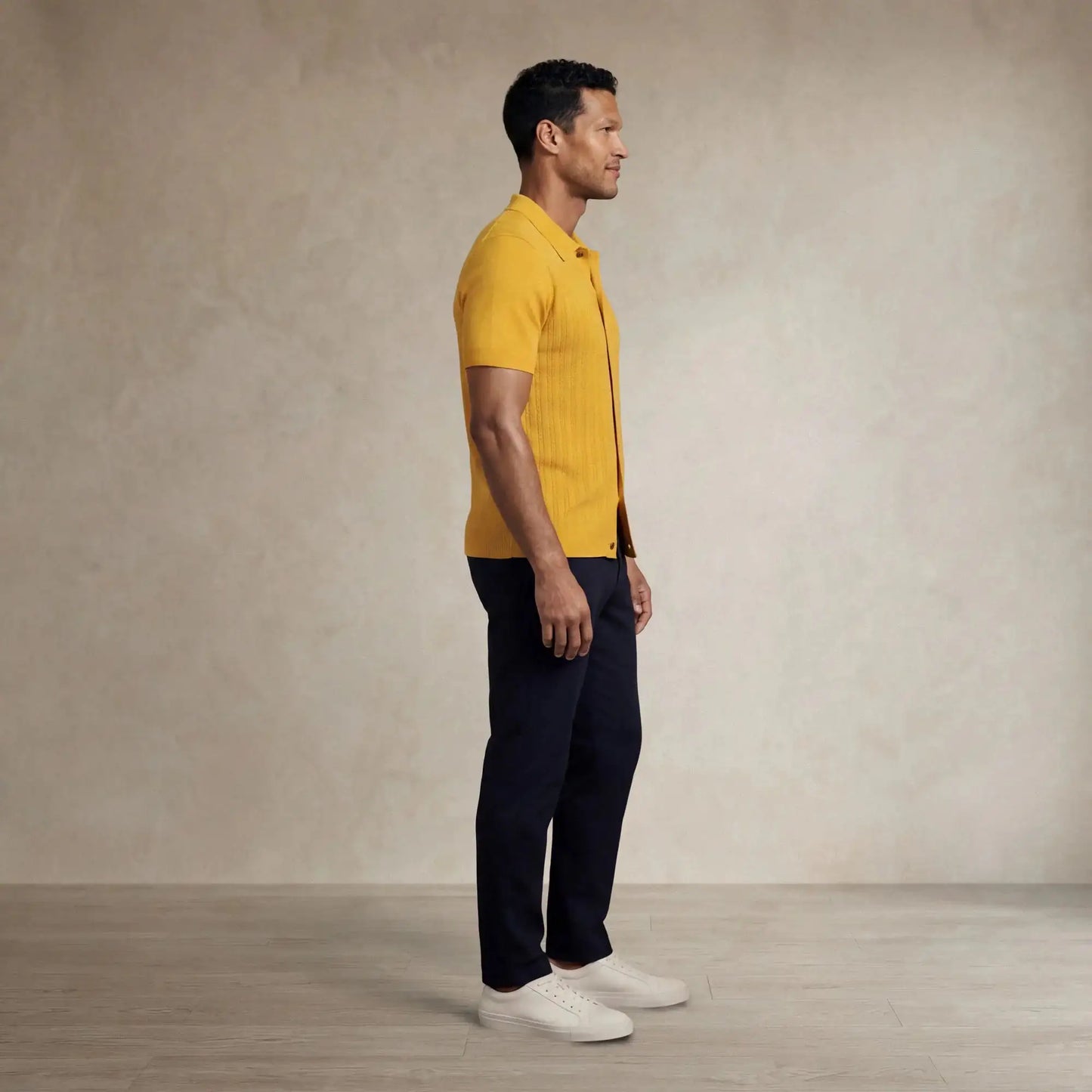 Italian Knit Cable Shirt