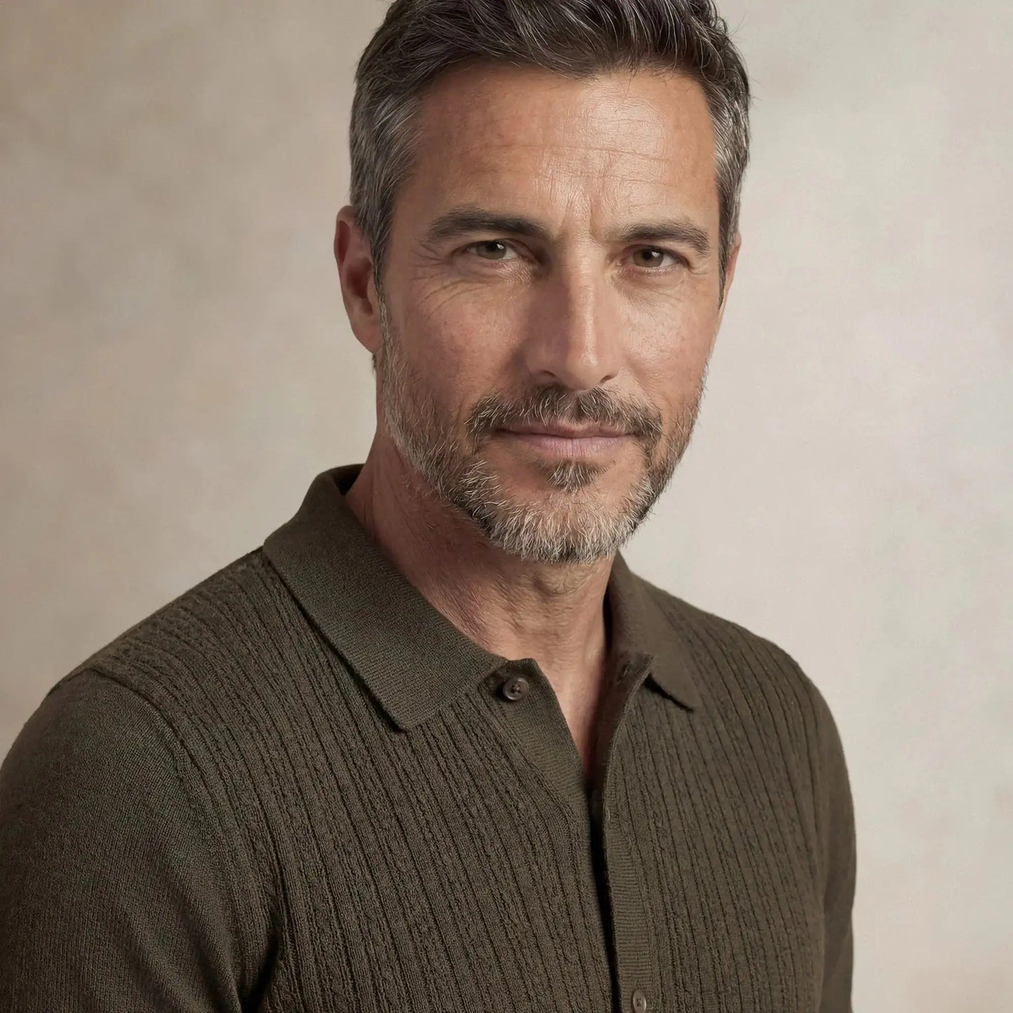 Italian Knit Cable Shirt