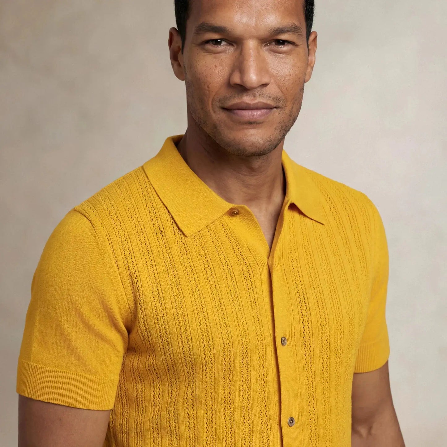 Italian Knit Cable Shirt