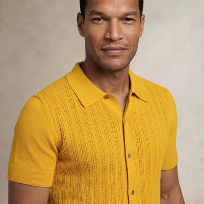 Italian Knit Cable Shirt