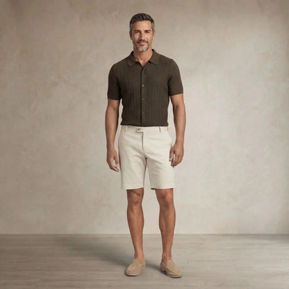 Italian Knit Cable Shirt