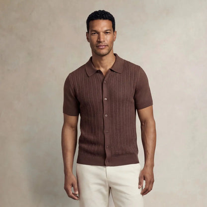 Italian Knit Cable Shirt