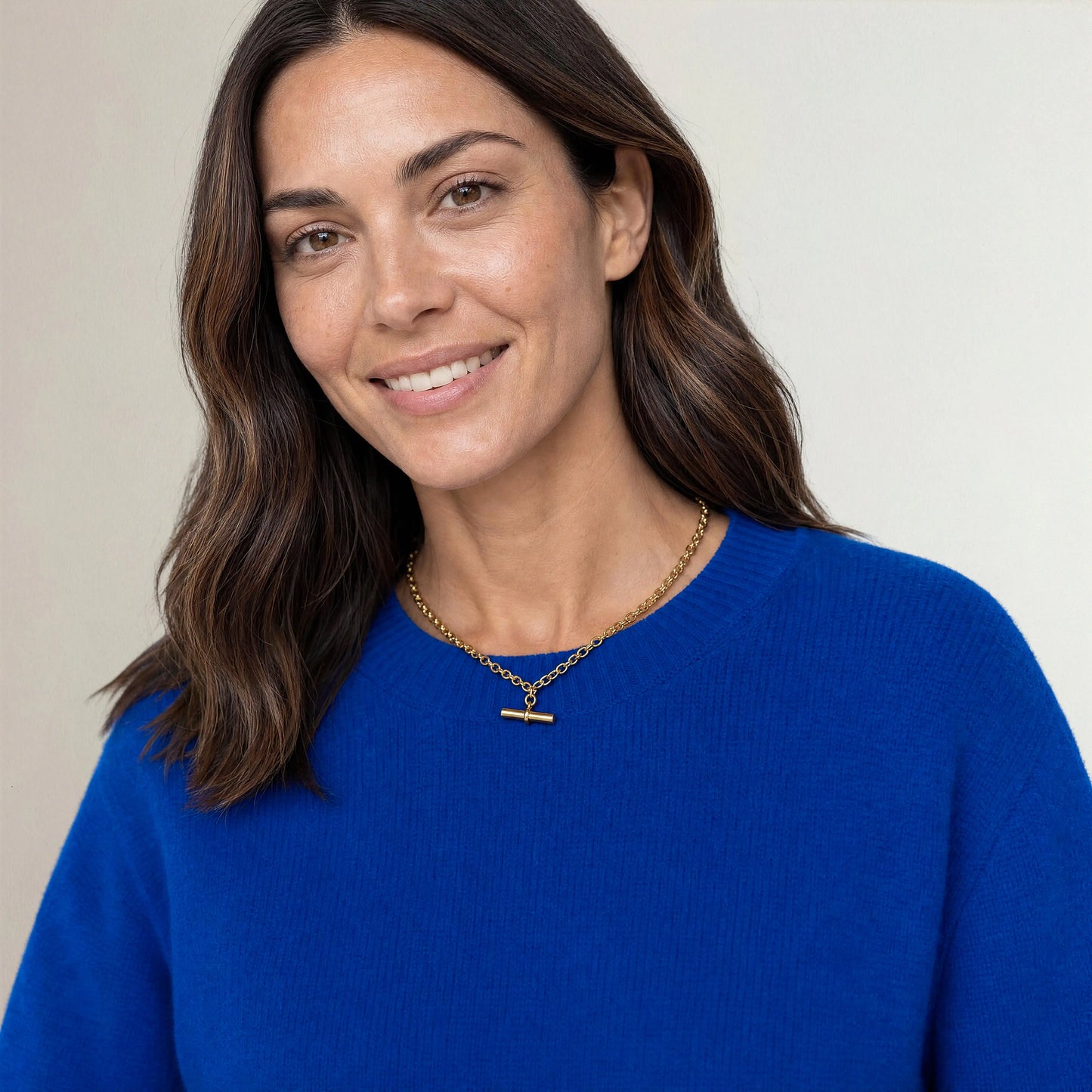 The Arla Cashmere Blend Crew Neck
