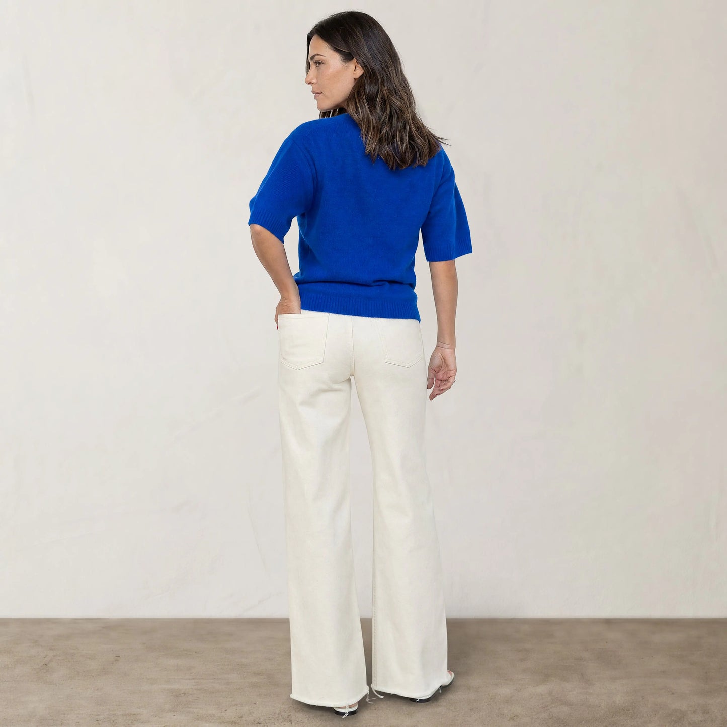 The Arla Cashmere Blend Crew Neck