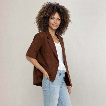 The Eden Shoulder Pad Blazer