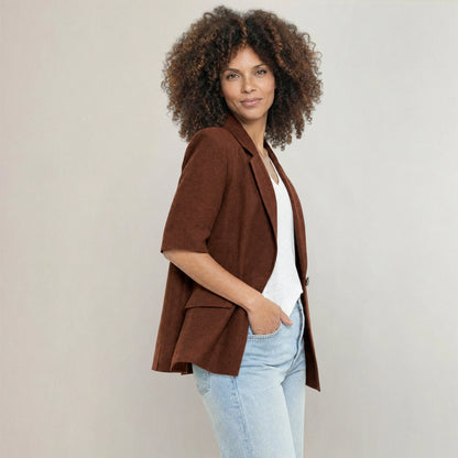 The Eden Shoulder Pad Blazer