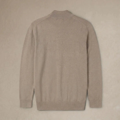 Italian Fine Knit Half Zip