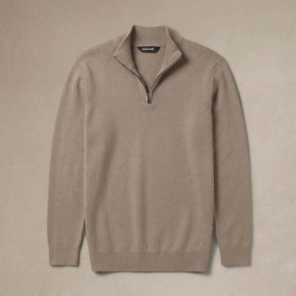 Italian Fine Knit Half Zip