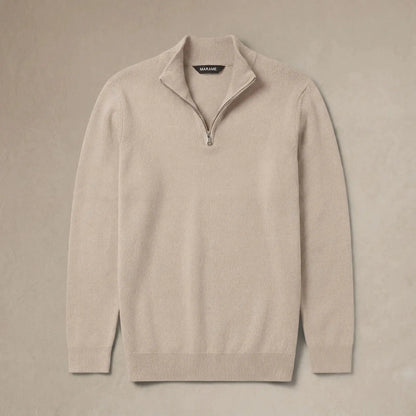 Italian Fine Knit Half Zip
