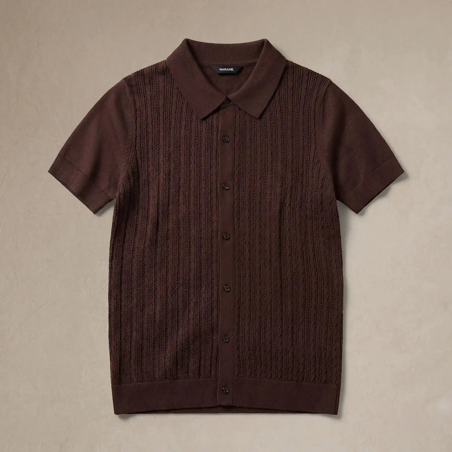 Italian Knit Cable Shirt