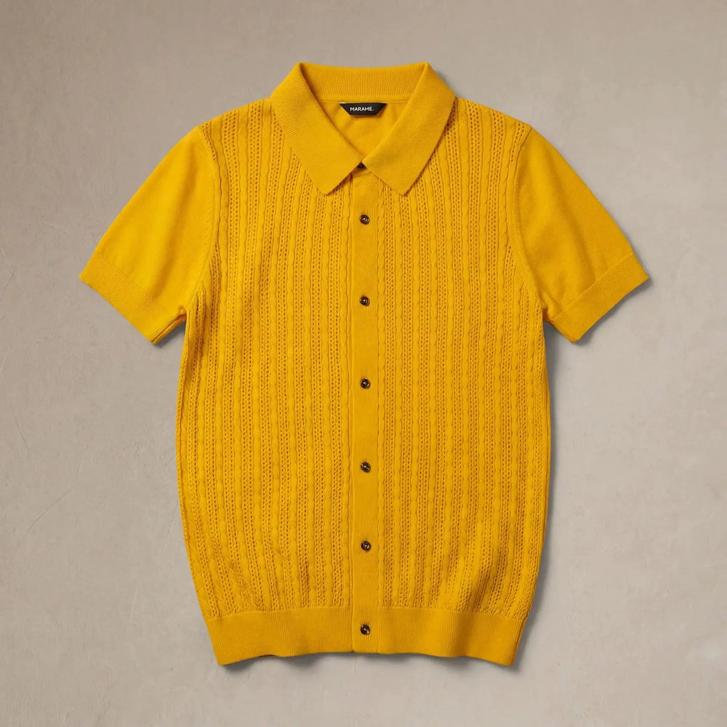 Italian Knit Cable Shirt