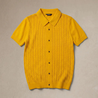 Italian Knit Cable Shirt