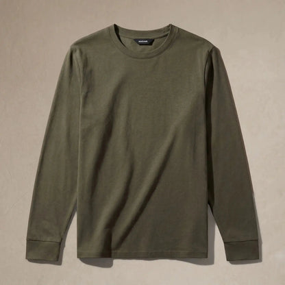 Lyocell Blend Long Sleeve T-Shirt