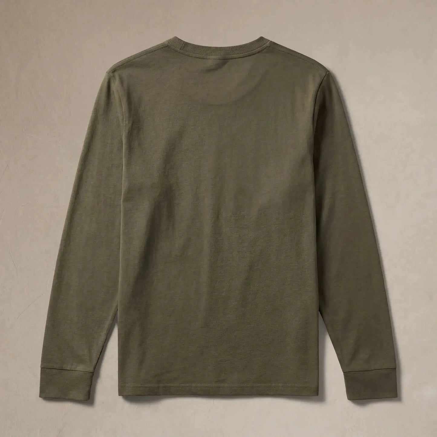 Lyocell Blend Long Sleeve Logo T-Shirt