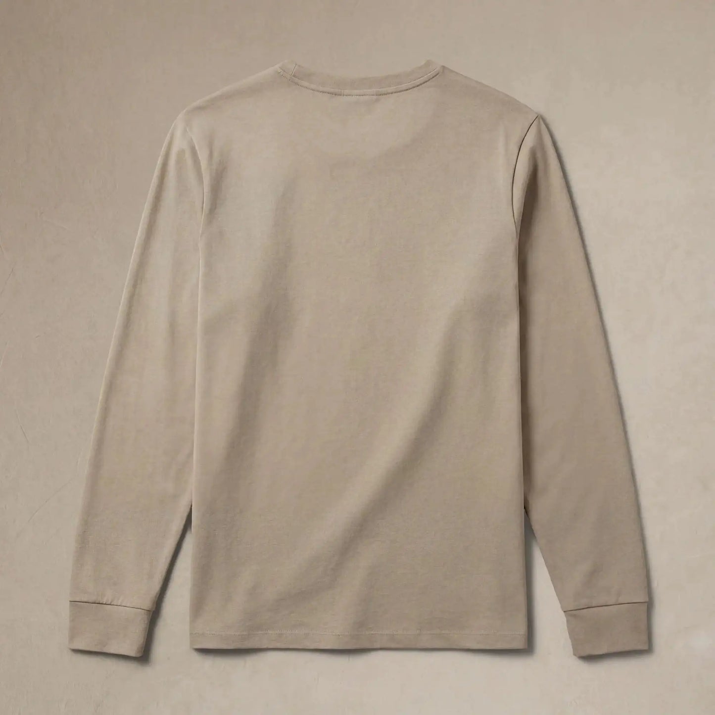 Lyocell Blend Long Sleeve Logo T-Shirt
