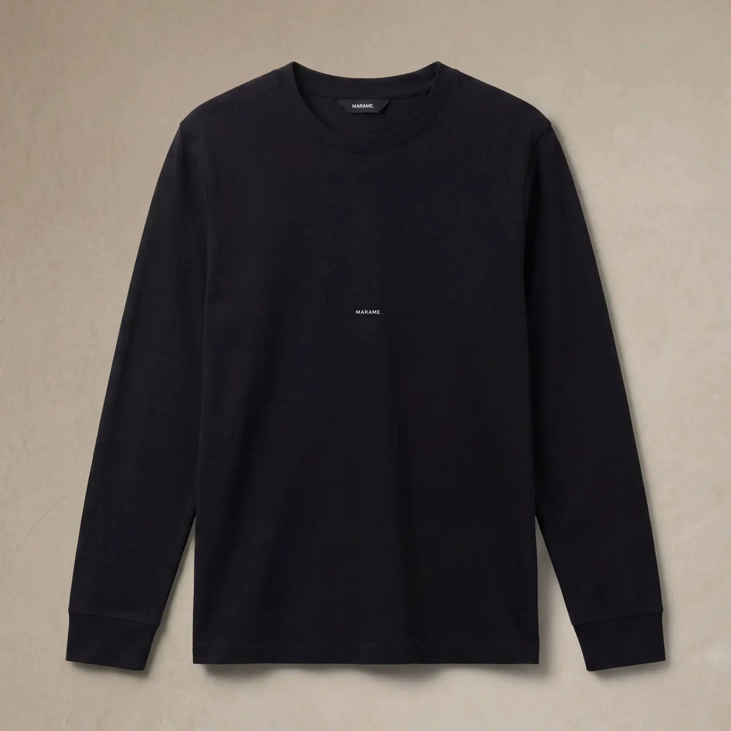 Lyocell Blend Long Sleeve Logo T-Shirt
