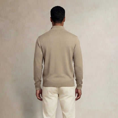 Italian Fine Knit Half Zip