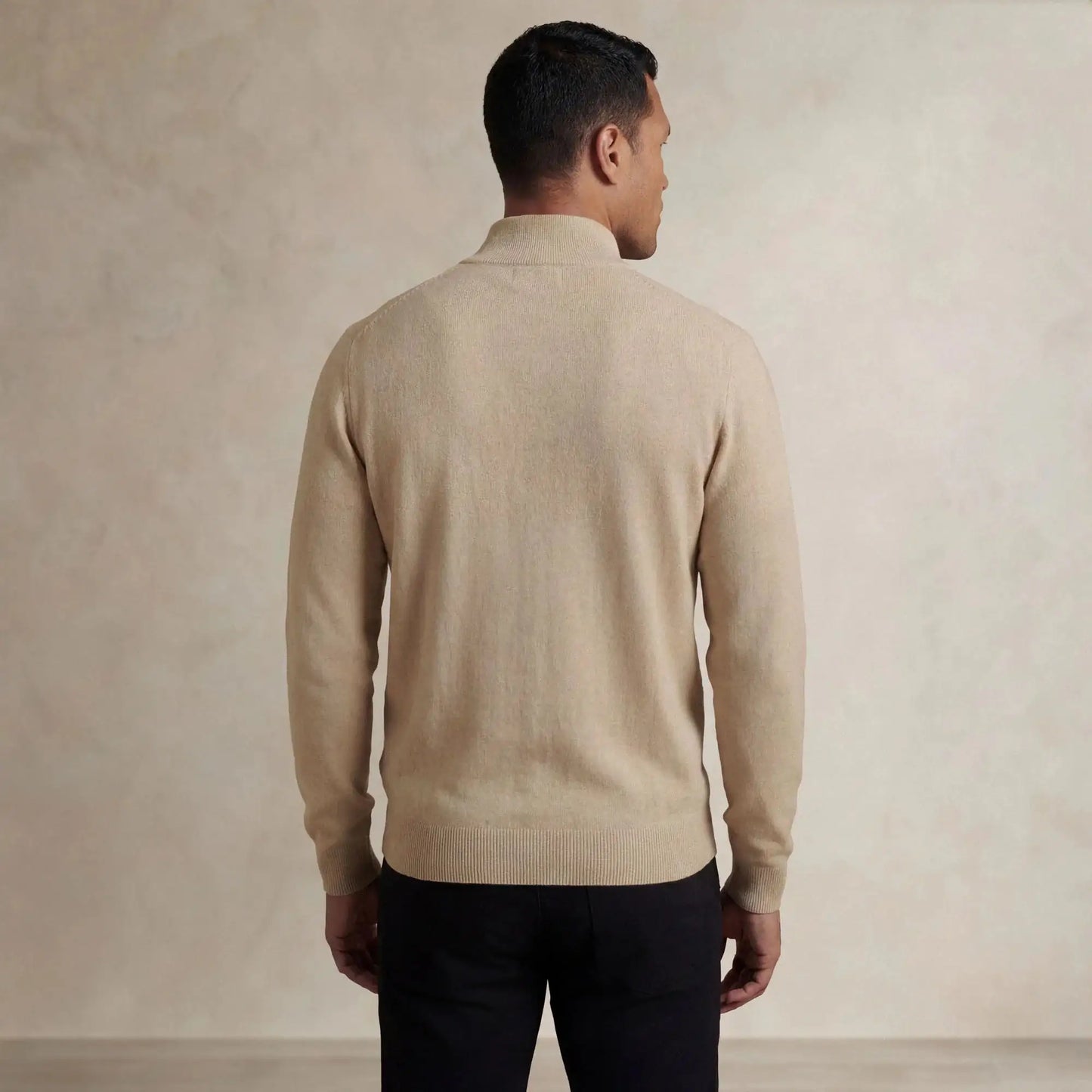 Italian Fine Knit Half Zip