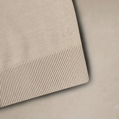 Italian Fine Knit Half Zip