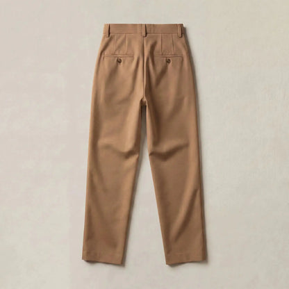 High-Waisted Tapered Trousers