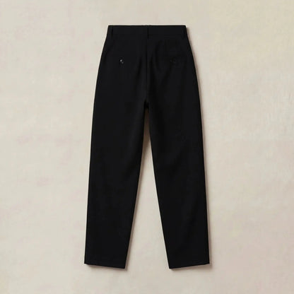High-Waisted Tapered Trousers