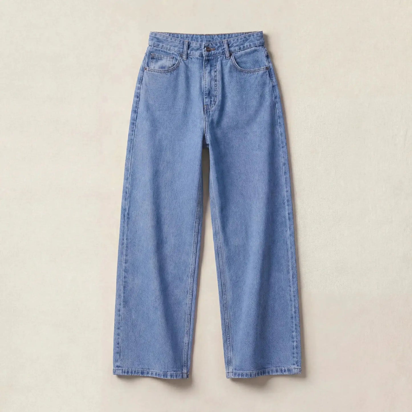 High-Waisted Wide Leg Jeans