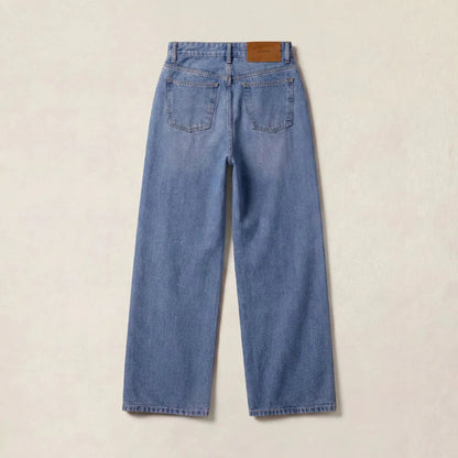 High-Waisted Wide Leg Jeans