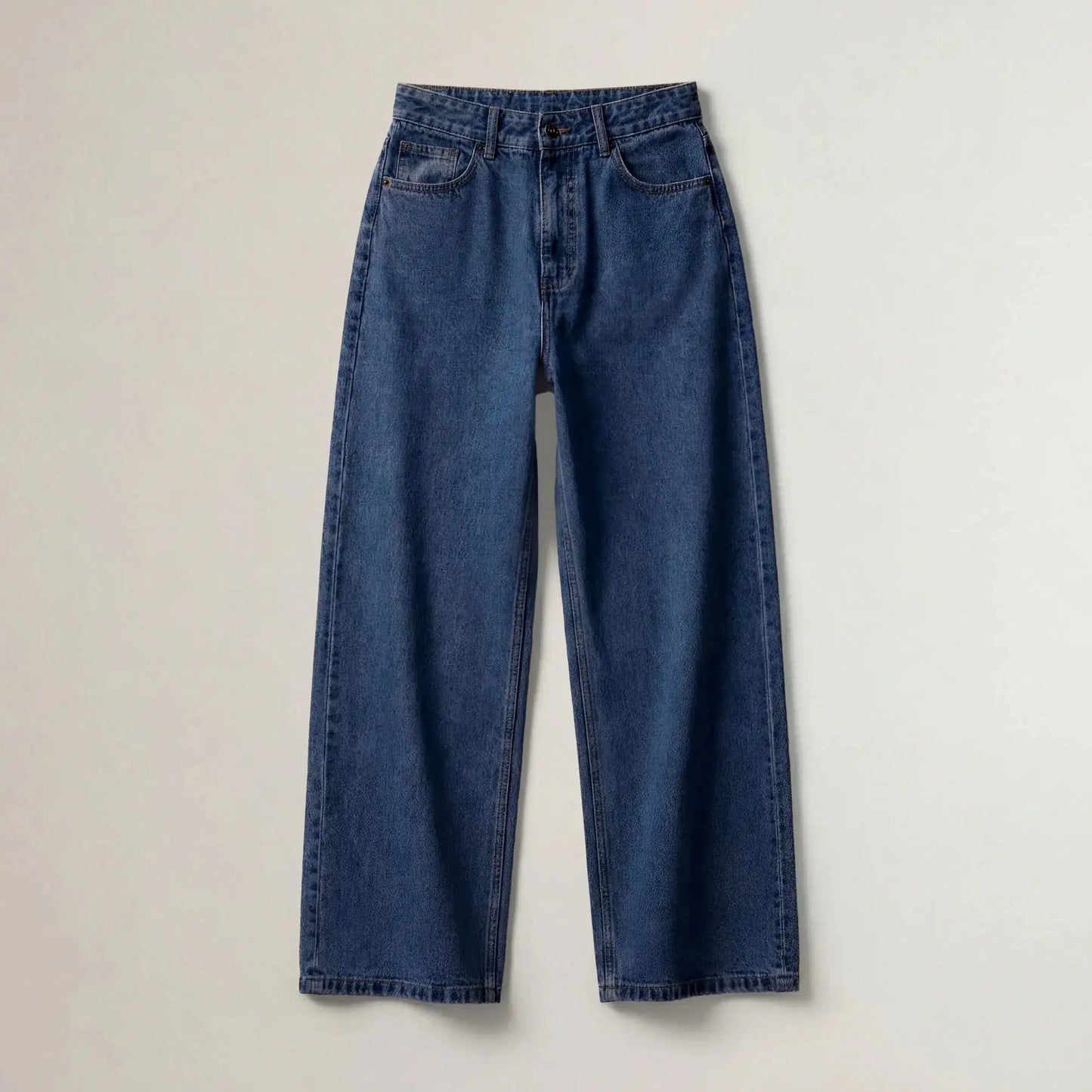 High-Waisted Wide Leg Jeans
