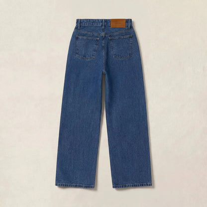 High-Waisted Wide Leg Jeans