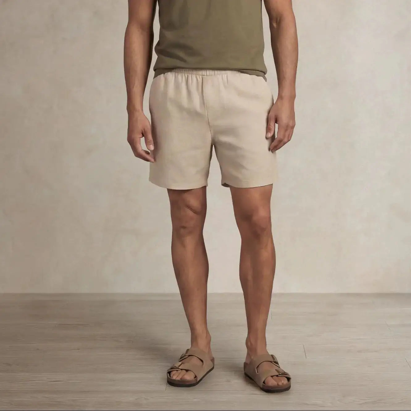Linen Blend Shorts