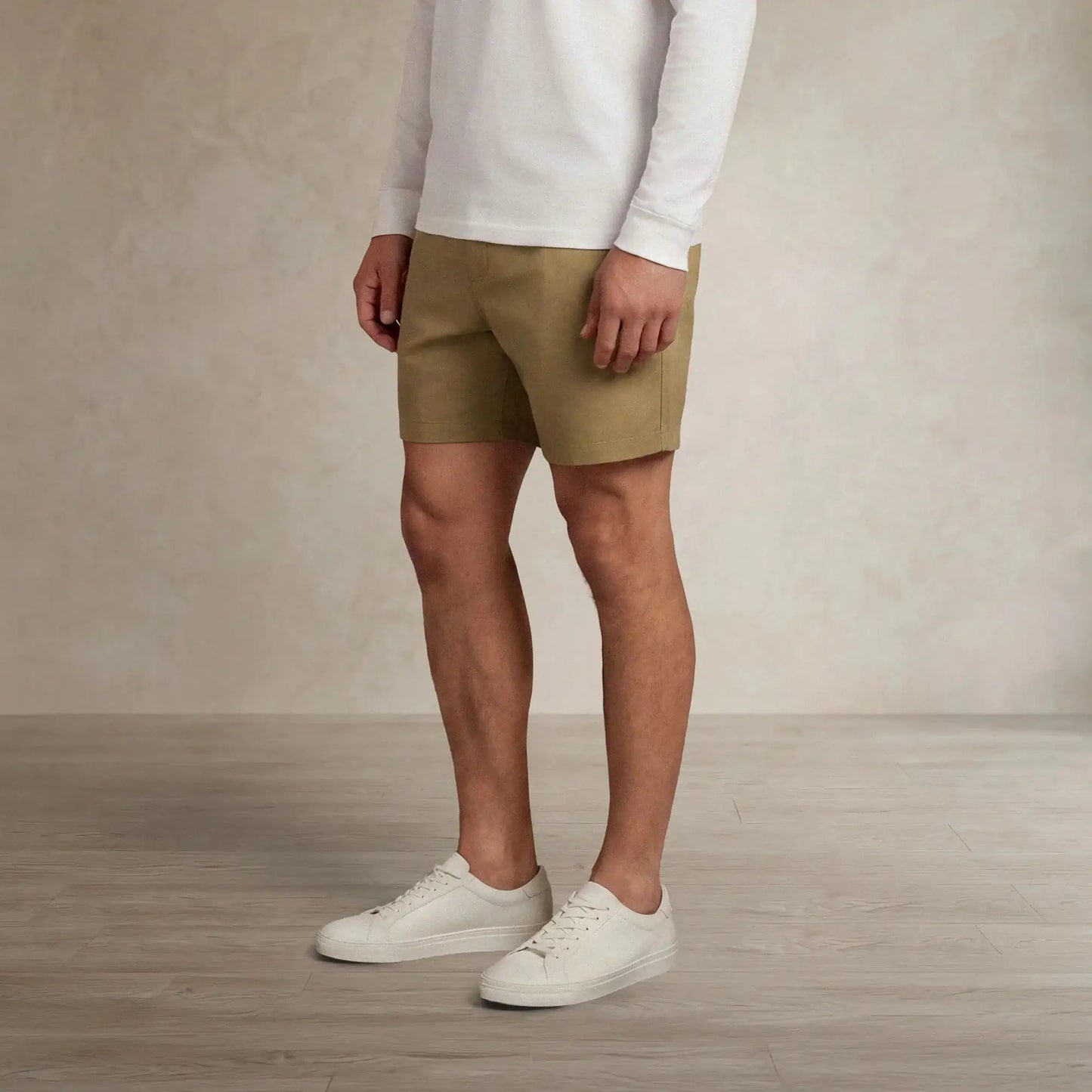 Linen Blend Shorts