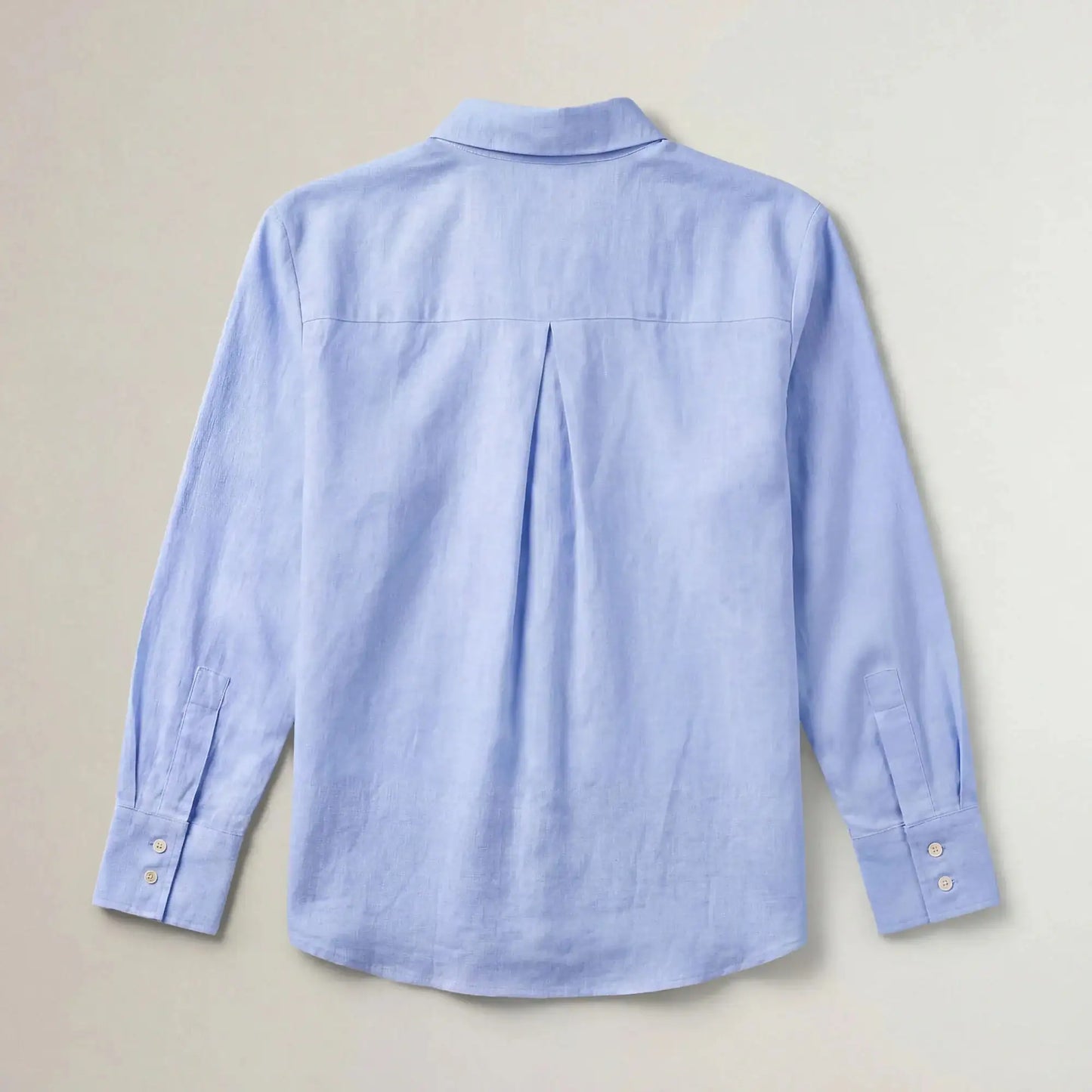 Linen Blend Long Sleeve Shirt