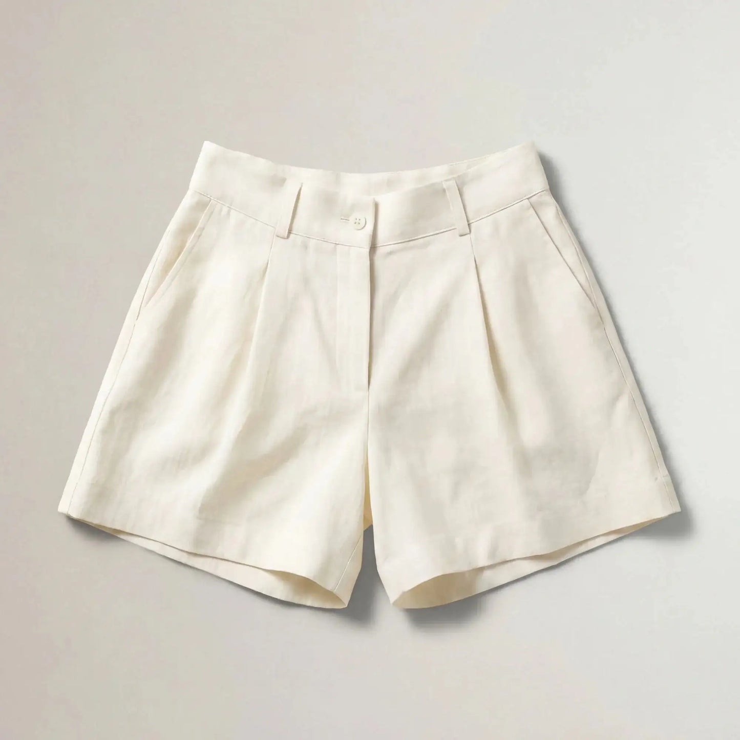 Linen Blend Shorts