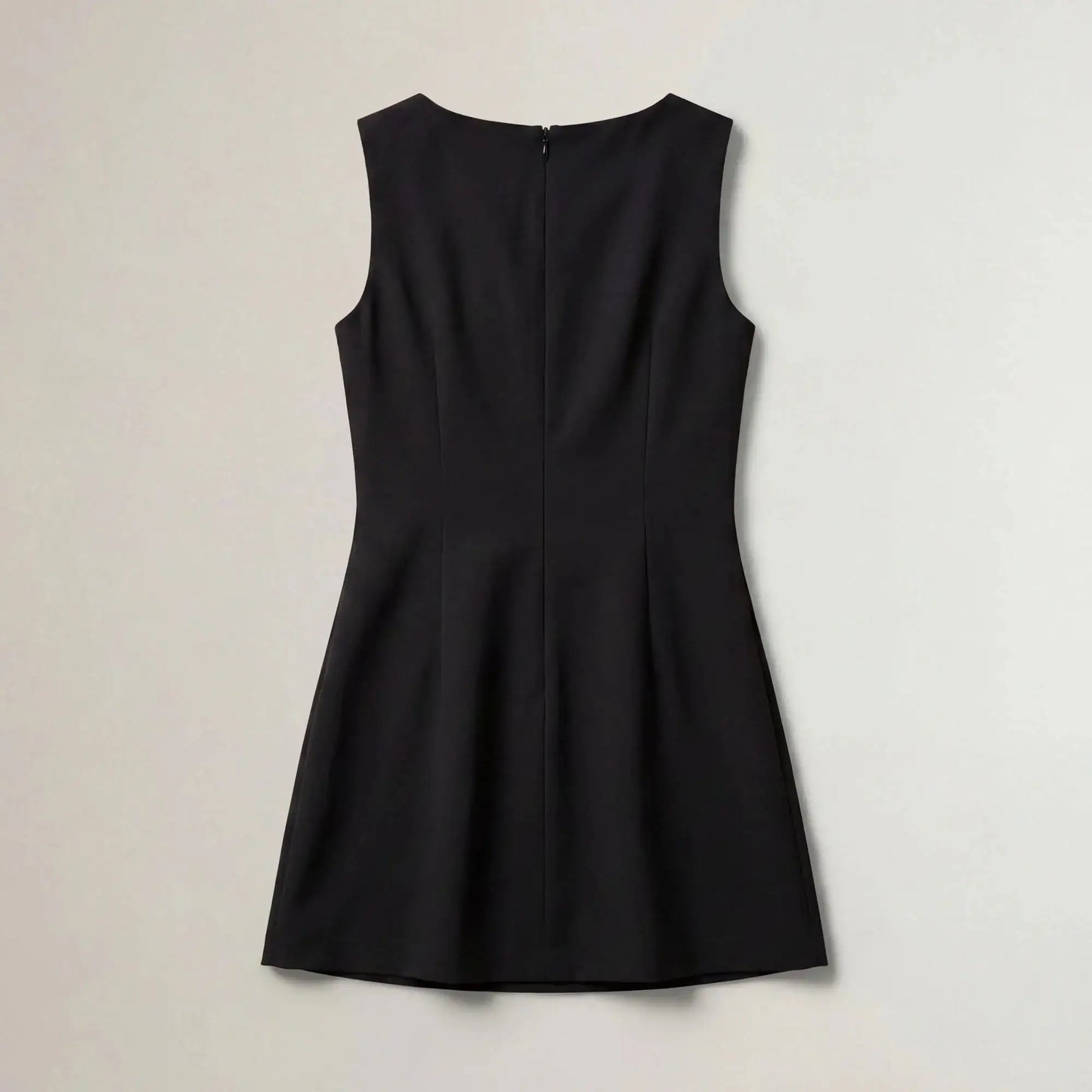 Mid-Thigh Boat Neck Dress