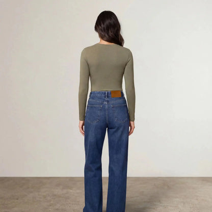 Long Sleeve Fitted T-Shirt