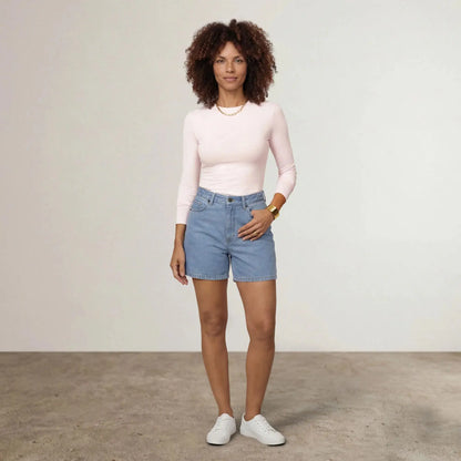 Long Sleeve Fitted T-Shirt