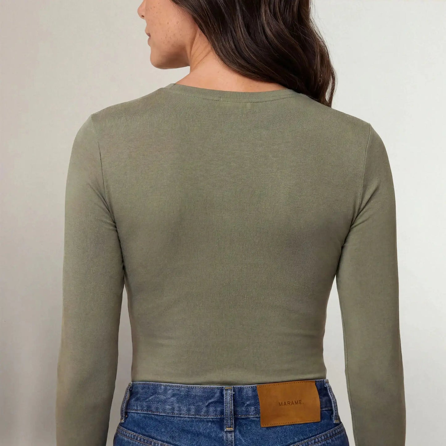 Long Sleeve Fitted T-Shirt