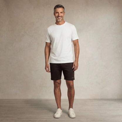 Cotton Fleece Lounge Shorts