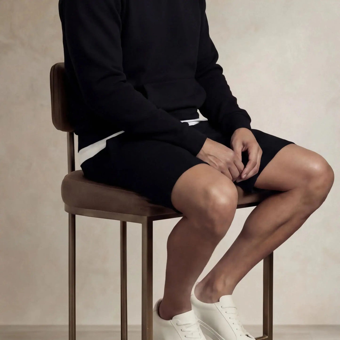 Cotton Fleece Lounge Shorts